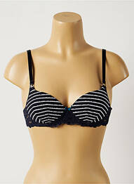 Sutien efect material satinat top sutien modelat albastru PASSIONATA femeie