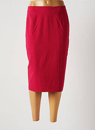 Fustă midi roz GRIFFON femeie