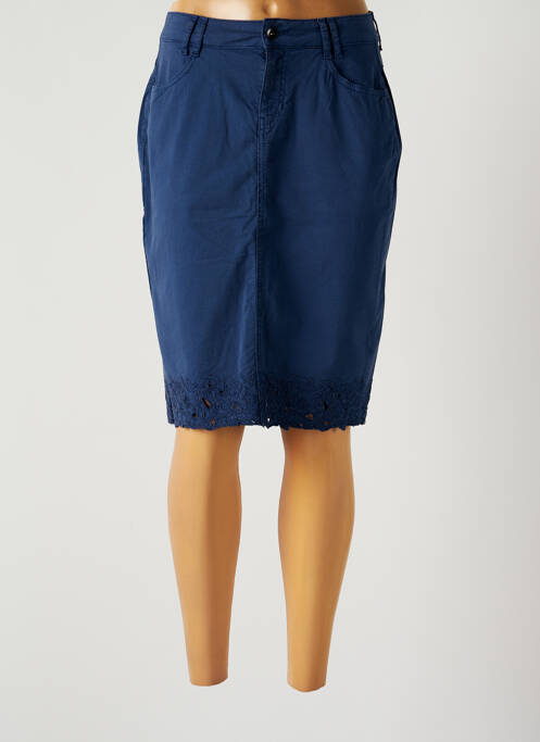 Fustă midi albastru MERI & ESCA femeie