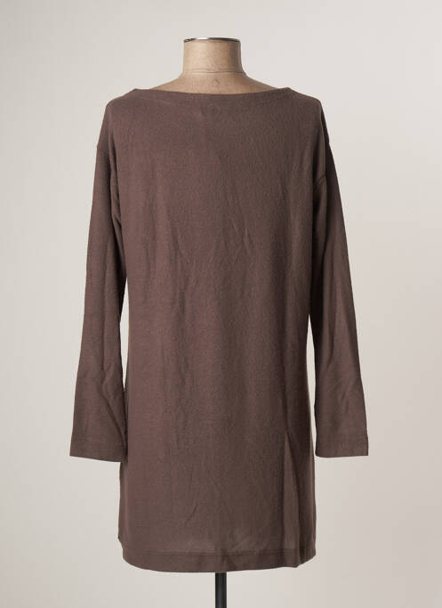 Rochie pulover maro OBEY PROPAGANDA femeie