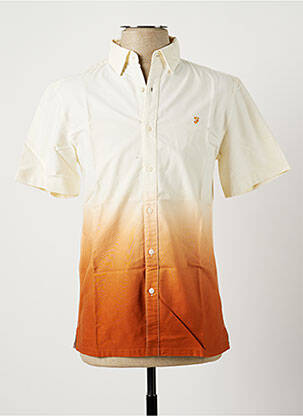 Cămașă cu mâneci scurte bej FARAH bărbat