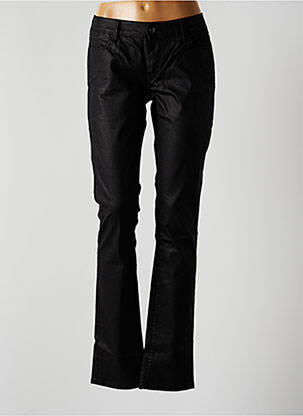 Pantalon slim țesătură acoperită mărime normală negru TEDDY SMITH femeie