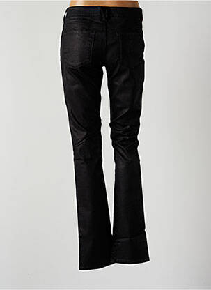 Pantalon slim țesătură acoperită mărime normală negru TEDDY SMITH femeie