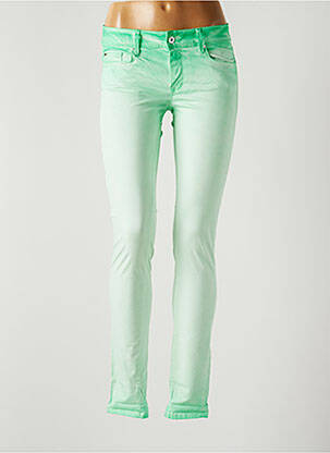 Pantalon slim talie joasă talie joasă verde SALSA femeie