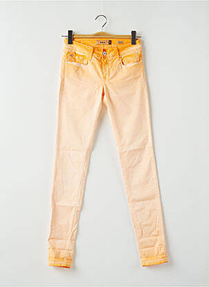 Pantalon slim portocaliu SALSA femeie