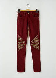 Pantalon slim conic mărime normală roșu BERENICE femeie