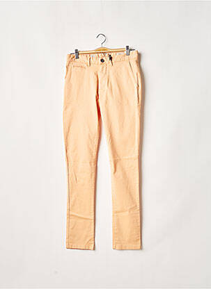 Pantalon chino țesătură poplin mărime normală roz HERO SEVEN femeie