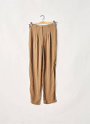Pantalon chino închidere cu fermoar sub clapetă cu nasturi mărime normală maro AMERICAN VINTAGE femeie
