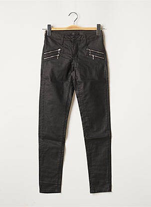 Pantalon slim talie joasă talie joasă negru TEDDY SMITH femeie