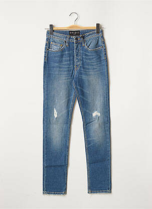 Blugi cu croială dreaptă albastru UNIQUE DNM femeie