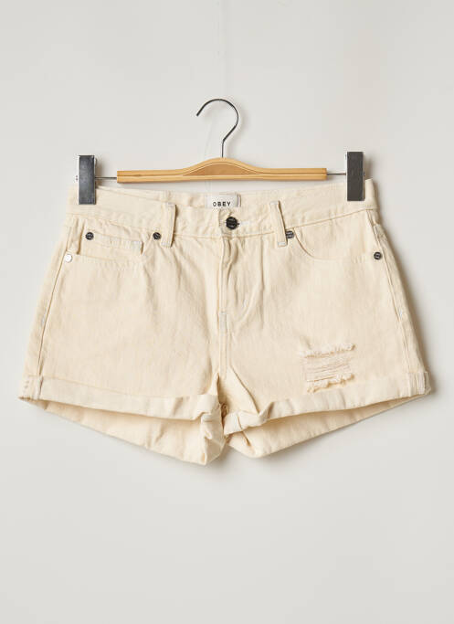 Șort bej OBEY femeie