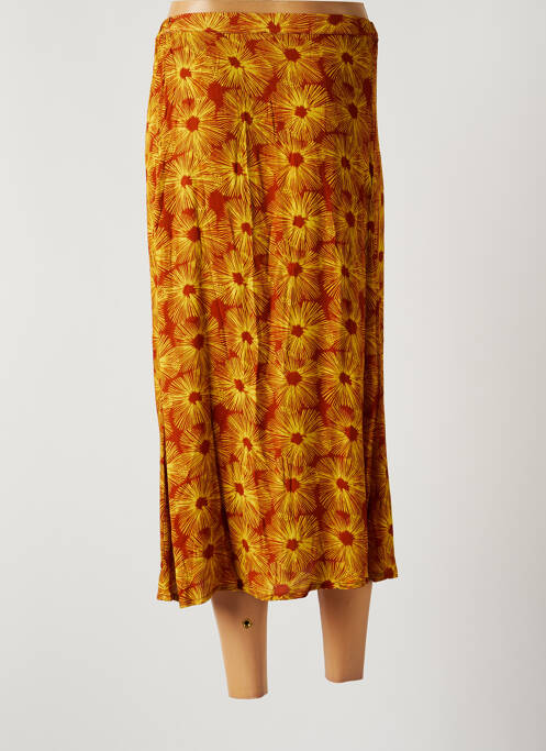 Fustă lungă portocaliu FIVE femeie