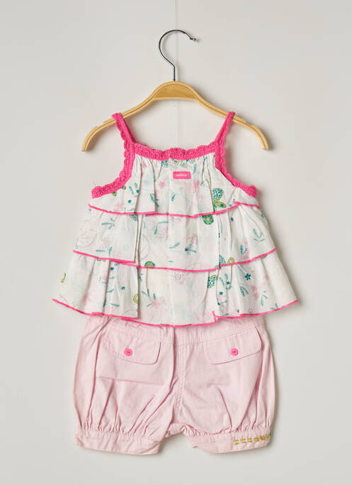 Set șort roz CATIMINI fată