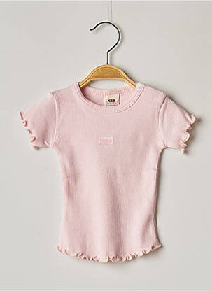 Tricou roz 3 POMMES fată