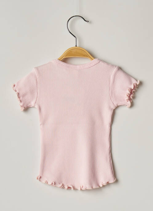 Tricou roz 3 POMMES fată