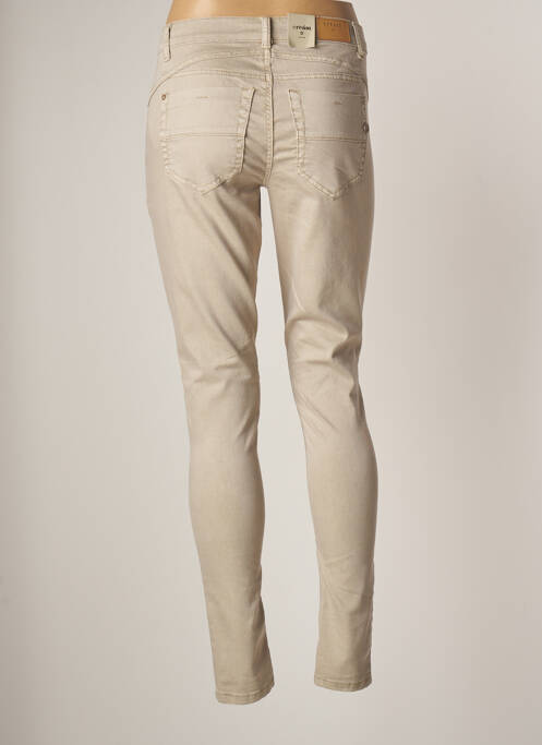 Pantalon slim bej CREAM femeie