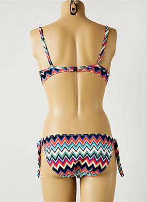 Costum de baie din două piese cu armatură top sutien push-up albastru ROSA FAIA femeie
