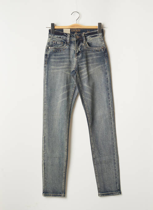 Blugi cu croială slim albastru CREAM femeie