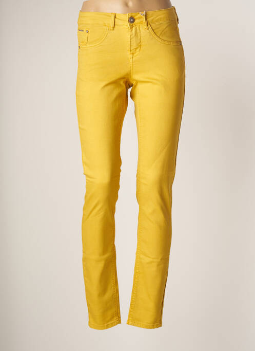 Pantalon slim galben CREAM femeie