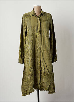 Rochie midi mâneci lungi mâneci lungi verde LTB femeie