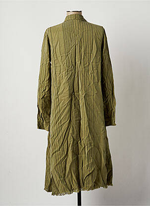 Rochie midi mâneci lungi mâneci lungi verde LTB femeie