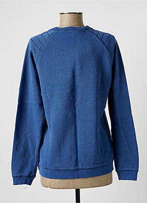 Hanorac broderie mâneci lungi albastru LTB femeie