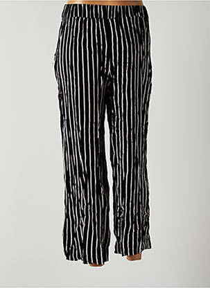 Pantalon drept talie elastică mărime normală negru LTB femeie