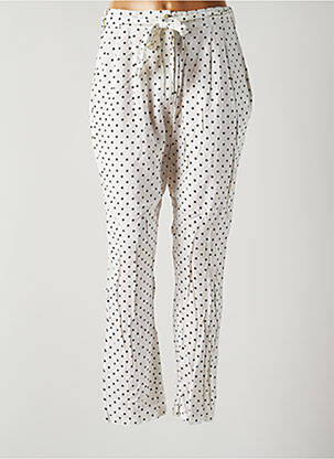 Pantalon drept alb LTB femeie