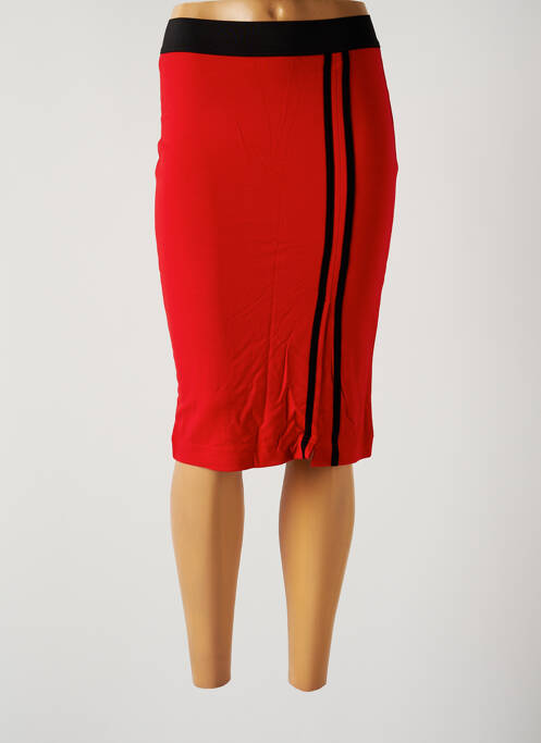 Fustă midi roșu LTB femeie