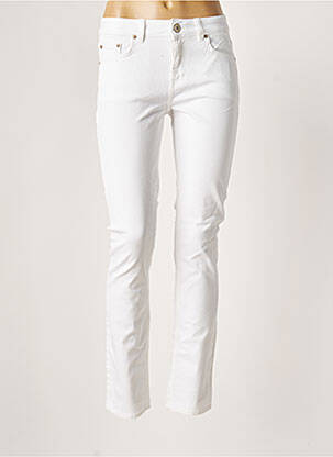 Blugi cu croială slim alb LTB femeie