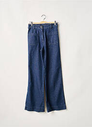 Pantalon 7/8 închidere cu fermoar sub clapetă cu nasturi mărime normală albastru LTB femme