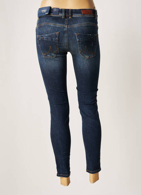 Blugi skinny efect uzat decolorat mărime normală albastru LTB femme