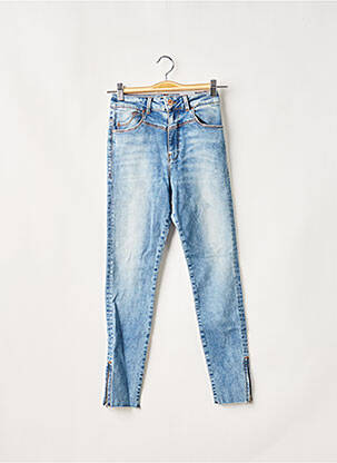 Blugi cu croială slim broderie cu nituri mărime normală albastru LTB femme