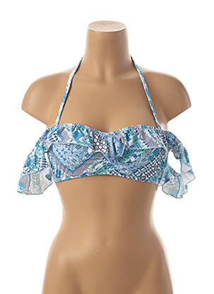 Sutien de costum de baie elasticitate top sutien modelat albastru SEAFOLLY femeie