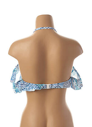 Sutien de costum de baie elasticitate top sutien modelat albastru SEAFOLLY femeie