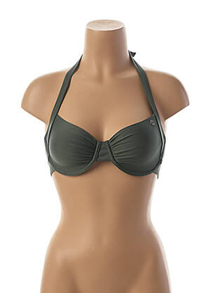 Sutien de costum de baie elasticitate verde BANANA MOON femeie