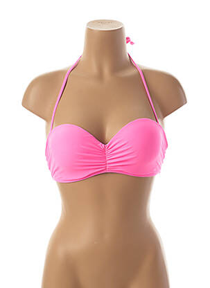 Sutien de costum de baie elasticitate top sutien modelat roz MON PETIT BIKINI femeie
