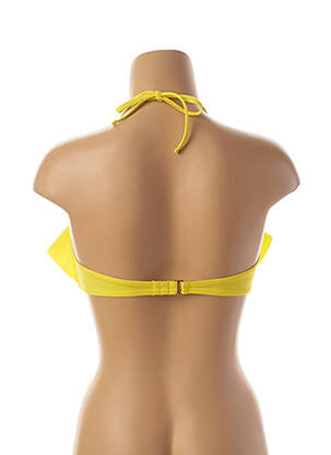Sutien de costum de baie elasticitate sutien cu susținere înaltă și burete detașabil galben MON PETIT BIKINI femeie