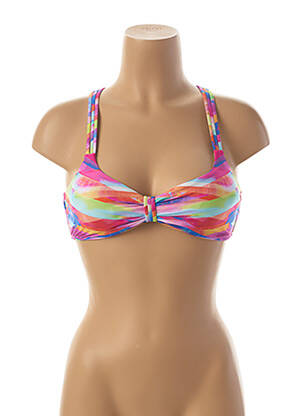 Sutien de costum de baie elasticitate sutien cu susținere înaltă și burete detașabil verde SEAFOLLY femeie