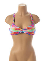 Sutien de costum de baie elasticitate sutien cu susținere înaltă și burete detașabil verde SEAFOLLY femeie