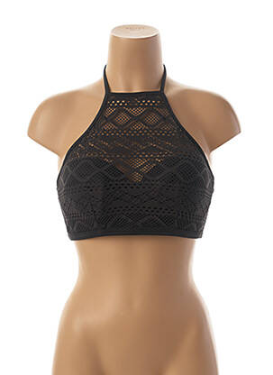 Sutien de costum de baie elasticitate top sutien modelat negru FREYA femeie