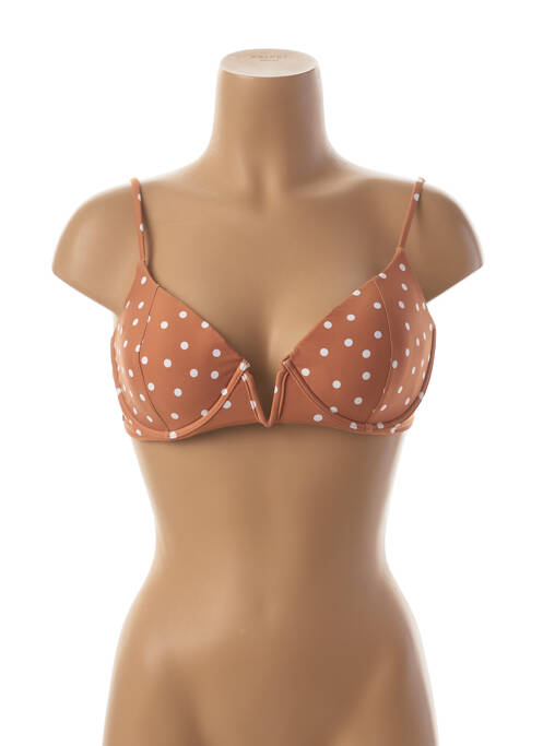 Sutien de costum de baie elasticitate top sutien modelat maro RIP CURL femme