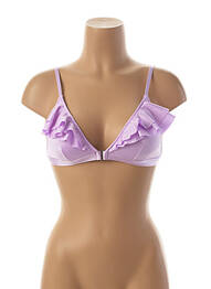 Sutien de costum de baie elasticitate sutien cu susținere înaltă și burete detașabil violet SEAFOLLY femeie