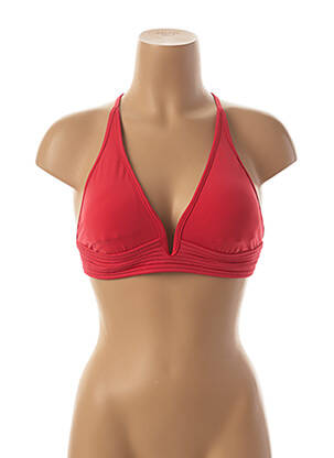 Sutien de costum de baie elasticitate sutien cu susținere înaltă și burete detașabil roșu SEAFOLLY femeie