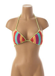 Sutien de costum de baie elasticitate sutien cu susținere înaltă și burete detașabil portocaliu SEAFOLLY femme