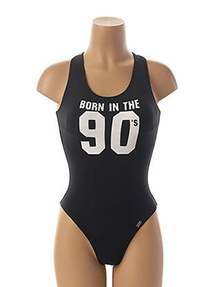 Costum de baie dintr-o singură piesă elasticitate top sutien modelat negru BANANA MOON femeie
