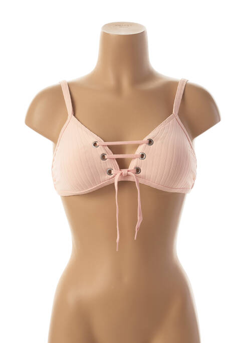 Sutien de costum de baie elasticitate sutien cu susținere înaltă și burete detașabil roz SEAFOLLY femme