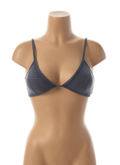 Sutien de costum de baie elasticitate sutien cu susținere înaltă și burete detașabil albastru RIP CURL femme