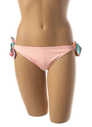 Chiloți de baie imprimeu floral bikini roz RIP CURL femeie
