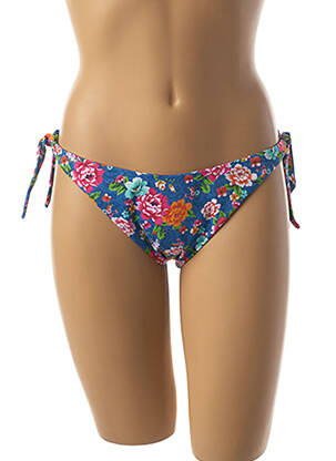 Chiloți de baie reversibil bikini albastru BANANA MOON femeie
